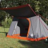 Tente de camping Gris et orange 223 x 163 x 130 cm taffetas 524041524041