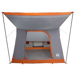 Tente de camping Gris et orange 223 x 163 x 130 cm taffetas 524041524041