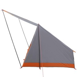 Tente de camping Gris et orange 223 x 163 x 130 cm taffetas 524041524041