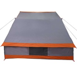 Tente de camping Gris et orange 223 x 163 x 130 cm taffetas 524041524041