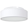 Lampe de plafond Blanc 38 x 38 x 13,5 cm tissu 524042524042