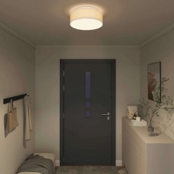 Lampe de plafond Blanc 38 x 38 x 13,5 cm tissu 524042524042