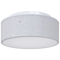Lampe de plafond Gris 30 x 30 x 13,5 cm tissu 524043524043