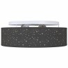 Lampe de plafond Noir 38 x 38 x 13,5 cm tissu 524045524045
