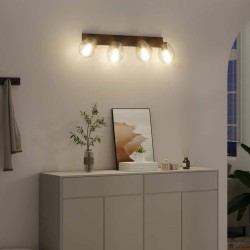 Spot de plafond Noir 73,5 x 13 x 26 cm Verre et métal 524049524049