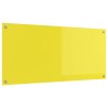 Crédence de cuisine Jaune 110 x 50 cm verre trempé 524050524050