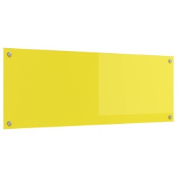 Crédence de cuisine Jaune 110 x 40 cm verre trempé 524051524051