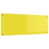 Crédence de cuisine Jaune 110 x 40 cm verre trempé 524051524051