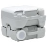 Toilette de Camping Gris et blanc 41,5 x 36,5 x 30 cm 524052524052