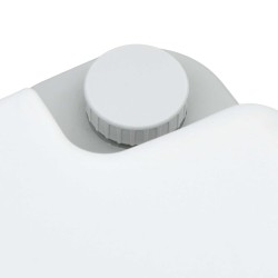 Toilette de Camping Gris et blanc 41,5 x 36,5 x 30 cm 524052524052