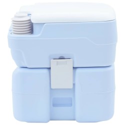 Toilette de Camping Bleu Clair et Blanc 41,5 x 36,5 x 42 cm 524053524053