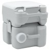 Toilette de Camping Gris et blanc 41,5 x 36,5 x 42 cm 524054524054