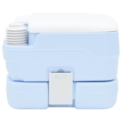 Toilette de Camping Bleu Clair et Blanc 41,5 x 36,5 x 30 cm 524055524055