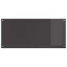 Crédence de cuisine Gris foncé 110 x 50 cm verre trempé 524057524057