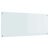 Crédence de cuisine Blanc 120 x 50 cm verre trempé 524058524058
