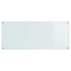 Crédence de cuisine Blanc 120 x 50 cm verre trempé 524058524058