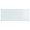 Crédence de cuisine Blanc 120 x 50 cm verre trempé 524058524058