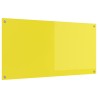 Crédence de cuisine Jaune 120 x 60 cm verre trempé 524064524064