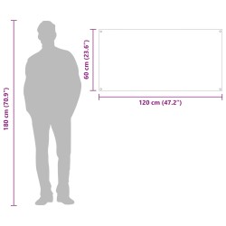 Crédence de cuisine Jaune 120 x 60 cm verre trempé 524064524064