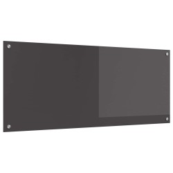 Crédence de cuisine Gris foncé 120 x 50 cm verre trempé 524065524065