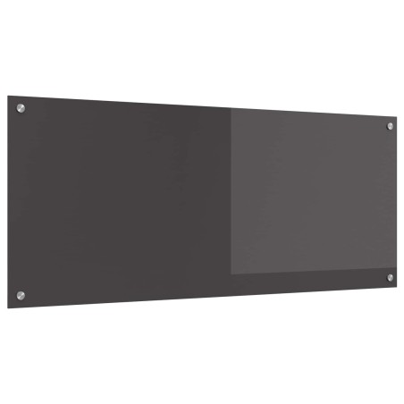 Crédence de cuisine Gris foncé 120 x 50 cm verre trempé 524065524065