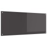 Crédence de cuisine Gris foncé 120 x 50 cm verre trempé 524065524065