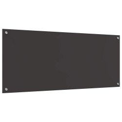 Crédence de cuisine Gris foncé 120 x 50 cm verre trempé 524065524065