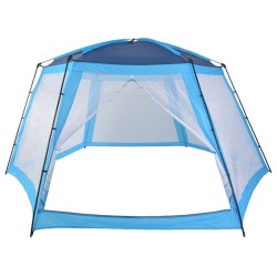  Tente de piscine Tissu 590x520x250 cm Bleu 
