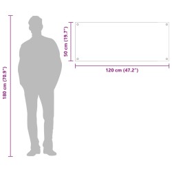 Crédence de cuisine Gris foncé 120 x 50 cm verre trempé 524065524065