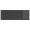 Crédence de cuisine Gris foncé 120 x 40 cm verre trempé 524066524066