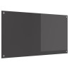 Crédence de cuisine Gris foncé 110 x 60 cm verre trempé 524067524067