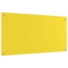 Crédence de cuisine Jaune 100 x 50 cm verre trempé 524070524070
