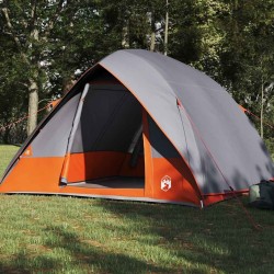 Tente de camping Gris et orange 320 x 275 x 190 cm taffetas 524078524078