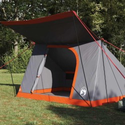 Tente de camping Gris et orange 282 x 225 x 154 cm taffetas 524080524080
