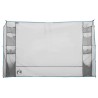 Organisateur de tente suspendu Gris et bleu 320 x 182 cm oxford 524089524089