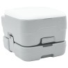 Toilette de Camping Gris et blanc 41,5 x 36,5 x 30 cm 524102524102