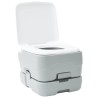 Toilette de Camping Gris et blanc 41,5 x 36,5 x 30 cm 524102524102