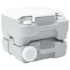 Toilette de Camping Gris et blanc 41,5 x 36,5 x 30 cm 524102524102