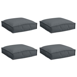 Coussin 4 pcs Anthracite 40 x 40 x 8 cm Tissu Oxford 524103524103