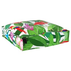 Coussin Floral 2 pcs Multicolore 40 x 40 x 8 cm Tissu Oxford 524107524107