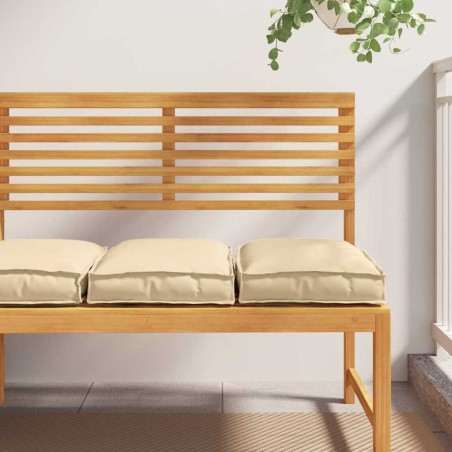 Coussin 2 pcs Beige 40 x 40 x 8 cm Tissu Oxford 524108524108