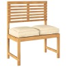 Coussin 2 pcs Beige 40 x 40 x 8 cm Tissu Oxford 524108524108