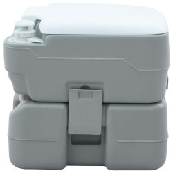 Toilette de Camping Gris et blanc 41,5 x 36,5 x 37,5 cm 524112524112