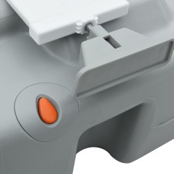 Toilette de Camping Gris et blanc 41,5 x 36,5 x 37,5 cm 524112524112