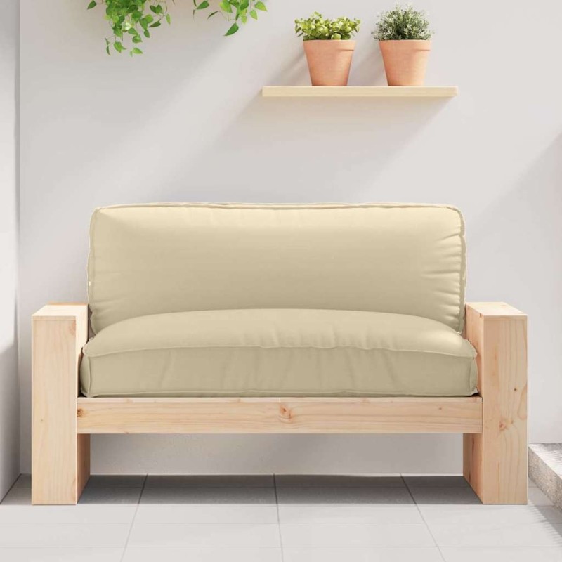 Coussin Beige 120 x 80 x 12 cm Tissu Oxford 524116524116