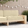 Coussin Beige 120 x 80 x 12 cm Tissu Oxford 524116524116
