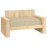 Coussin Beige 120 x 80 x 12 cm Tissu Oxford 524116524116