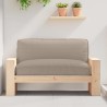 Coussin Taupe 120 x 80 x 12 cm Tissu Oxford 524119524119