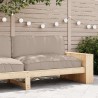 Coussin Taupe 120 x 80 x 12 cm Tissu Oxford 524119524119