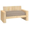 Coussin Taupe 120 x 80 x 12 cm Tissu Oxford 524119524119